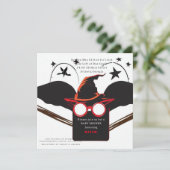 Invitation Harry Potter | Château de Poudlard Baby Shower (Debout devant)