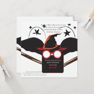 Invitation Harry Potter | Château de Poudlard Baby Shower