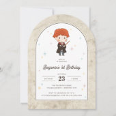 Invitation Harry Potter | Chibi Ron Weasley Wizard Anniversai (Devant)