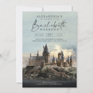 Invitation Harry Potter | Dernière folie avant la bague