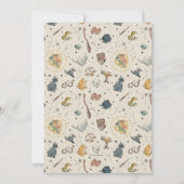 Invitation Harry Potter | Fête de Naissance Blason de Poudlar (Dos)