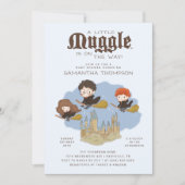 Invitation Harry Potter | Fête de Naissance Muggle (Devant)