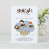 Invitation Harry Potter | Fête de Naissance Muggle (Debout devant)