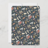 Invitation Harry Potter | Floral Hogwarts Castle Mariage (Dos)