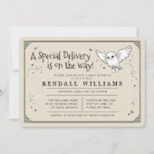 Invitation Harry Potter | Hedwig Baby Sprinkle (Devant)