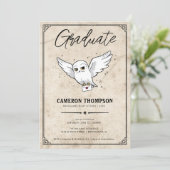 Invitation Harry Potter | Hedwig Graduation Party (Debout devant)