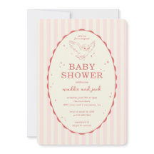 Harry Potter Hedwig Pink Stripe Baby Shower