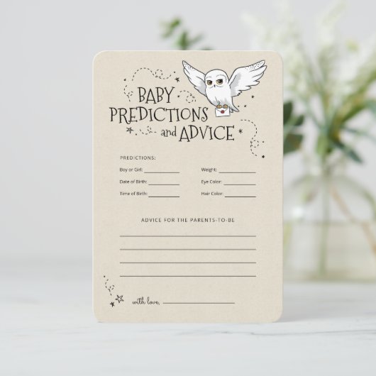 Invitation Harry Potter - Hedwig | Prédictions et conseils po (Debout devant)