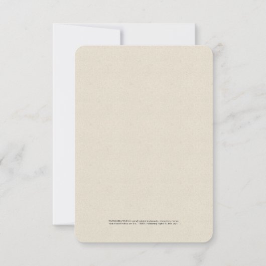 Invitation Harry Potter - Hedwig | Prédictions et conseils po (Dos)