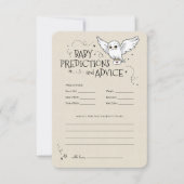 Invitation Harry Potter - Hedwig | Prédictions et conseils po (Devant)