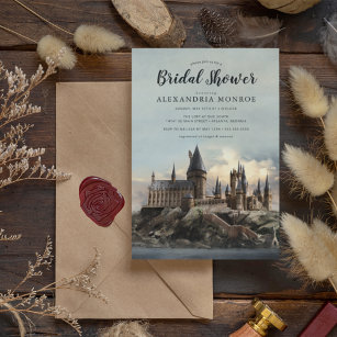 Invitation Harry Potter   Hogwarts Castle Fête des mariées