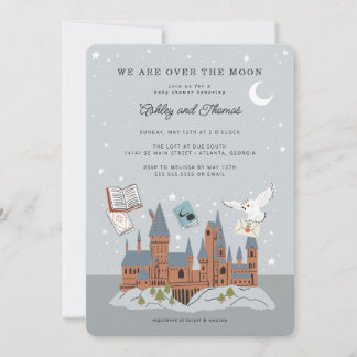 Invitation Harry Potter | Hogwarts - Sur la Lune