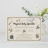 Invitation Harry Potter Magical Baby Sprinkle (Debout devant)
