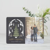 Invitation HARRY POTTER™ Magique Arbre de Noël (Debout devant)