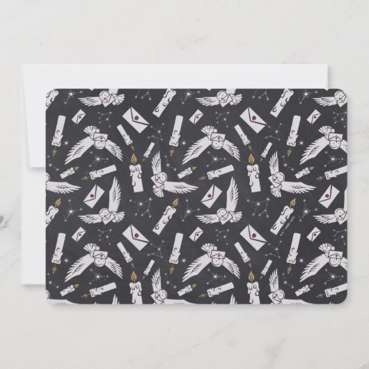 Invitation HARRY POTTER™ Magique Arbre de Noël (Dos)