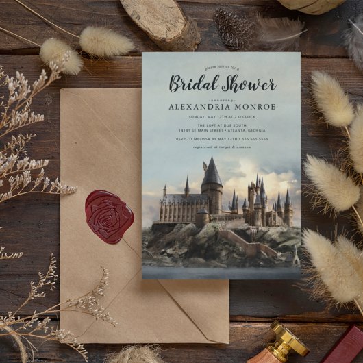Invitation Harry Potter | Mariage au Château de Poudlard