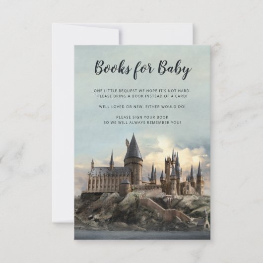 Invitation Harry Potter | Poudlard - Livres pour Bébé  (Devant)