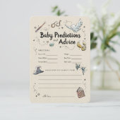 Invitation Harry Potter - Prédictions et conseils pour bébés (Debout devant)