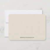 Invitation Harry Potter Premier anniversaire Merci (Dos)