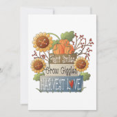 Invitation Harvest Love (Devant)