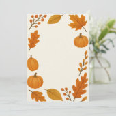 Invitation Harvest of Love (Debout devant)