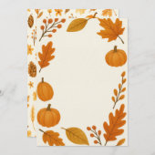 Invitation Harvest of Love (Devant / Derrière)