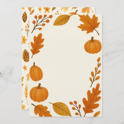 Invitation Harvest of Love (Devant / Derrière)