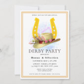 Invitation Hat Derby Party Equestrian (Devant)