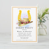 Invitation Hat Derby Party Equestrian (Debout devant)
