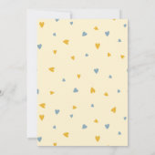 Invitation "Hatching Bip", mignon Baby shower d'oiseaux pour  (Dos)