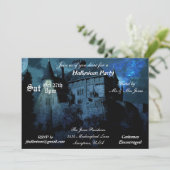 Invitation Hauné Mansion Castle House Nuit Halloween (Debout devant)