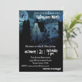Invitation Hauné Mansion Castle House Nuit Halloween (Debout devant)