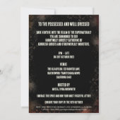 Invitation Hauné Poupée vaudou Halloween adulte (Dos)