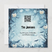 Invitation Haunlit Moonlit Halloween Party - Citrouilles & ch (Dos)