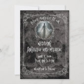Invitation Haunt Our First House Mariage (Devant)