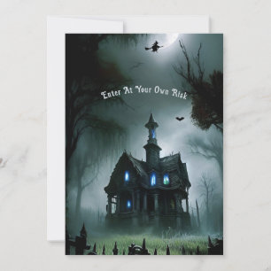 Invitation Haunted All Hallows Eve Party