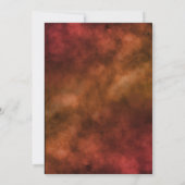 Invitation Haunted Citrouille House Halloween (Dos)