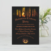 Invitation Haunted Forest Halloween Party (Debout devant)