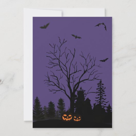 Invitation Haunted Halloween Costume Party (Dos)