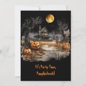 Invitation Haunted Homestead Halloween (Devant)