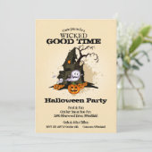 Invitation Haunted House Halloween (Debout devant)