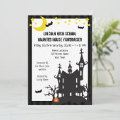 Invitation Haunted House Halloween (Debout devant)