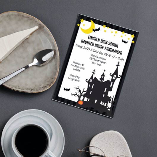 Invitation Haunted House Halloween