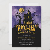 Invitation Haunted House Halloween Costume Party (Devant)