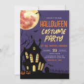 Invitation Haunted House Halloween Costume Party (Devant)