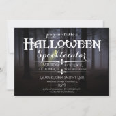Invitation Haunted House Halloween Party (Devant)