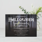 Invitation Haunted House Halloween Party (Debout devant)
