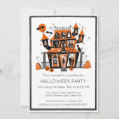 Invitation Haunted House Halloween Party (Devant)
