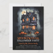 Invitation Haunted House Halloween Party (Devant)