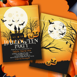 Invitation Haunted House Halloween Party